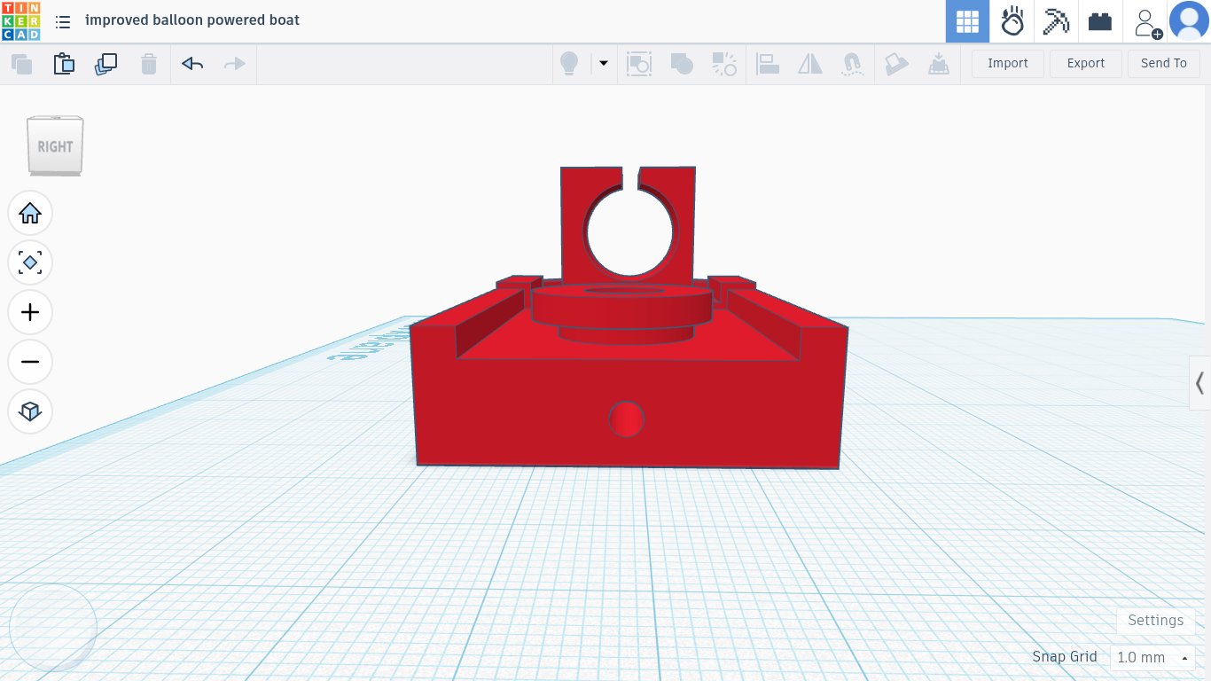 balloon powered boat improved