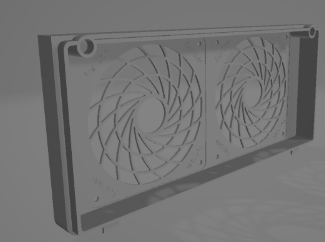 jonsbo n5 - 140mm front fan adapter