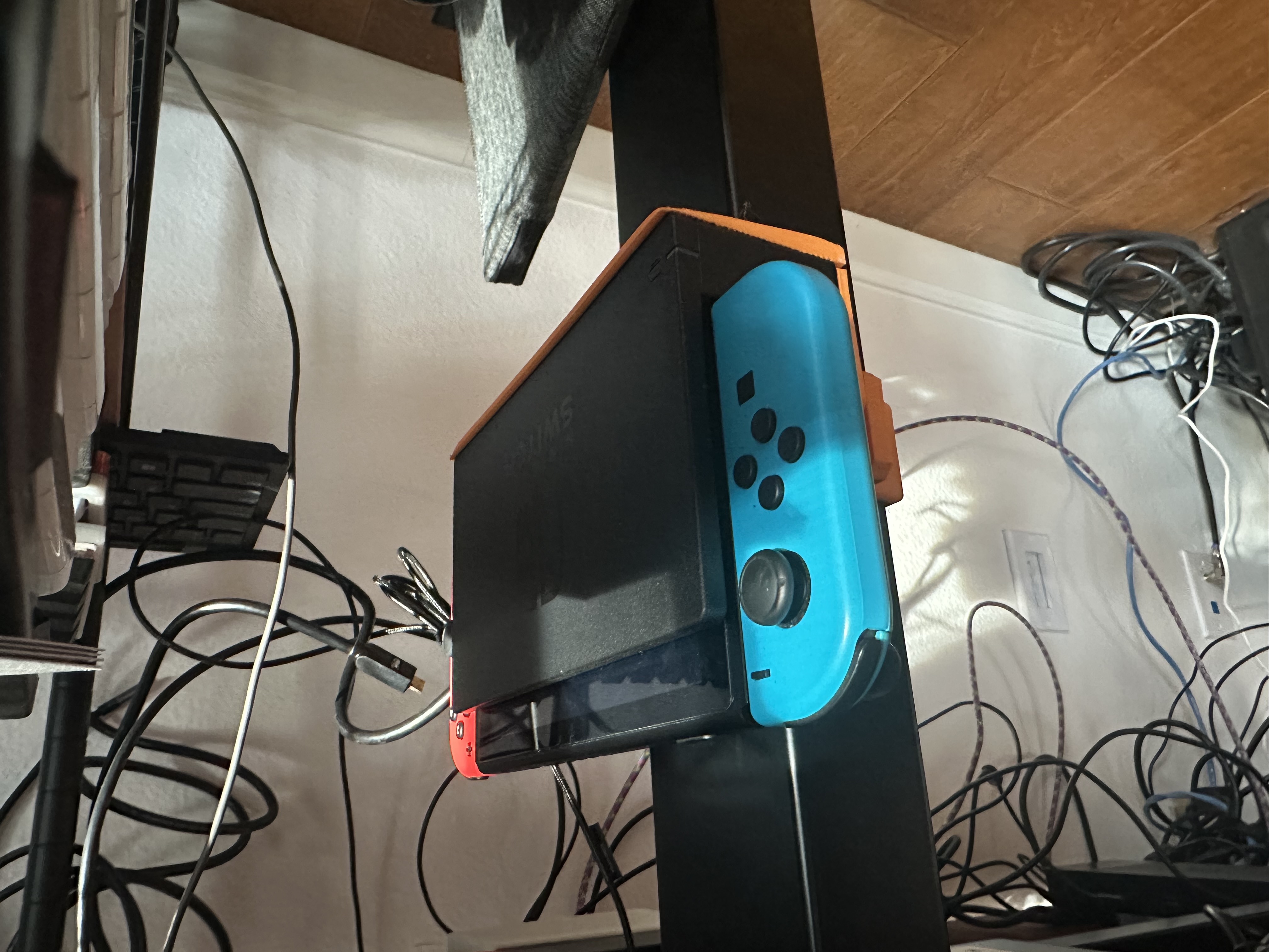 Standing Desk Nintendo Switch Dock Leg Mount