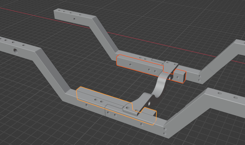 VOYAGER-MK1 RC Parts Refined | Battery and ESC holder — miniatura 5