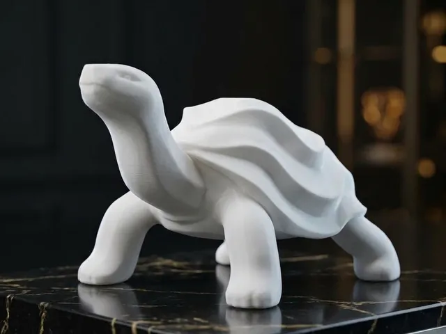 Elegant Tortoise Statue