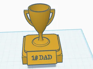 Trophy for dads
