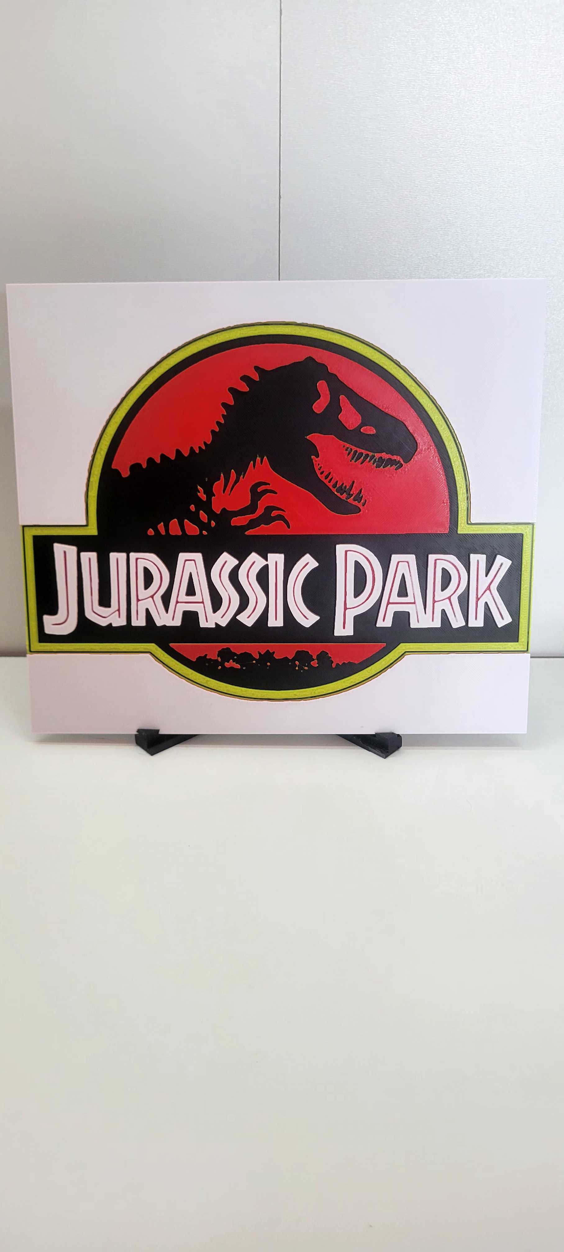 Logo Jurassic Park 3D model by Poly3Dart Officiel
