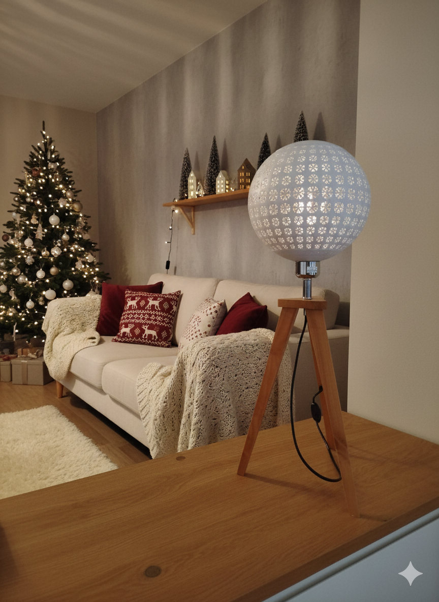 Disco Magic Winter Ball – Christmas Lampshade with a Twist!