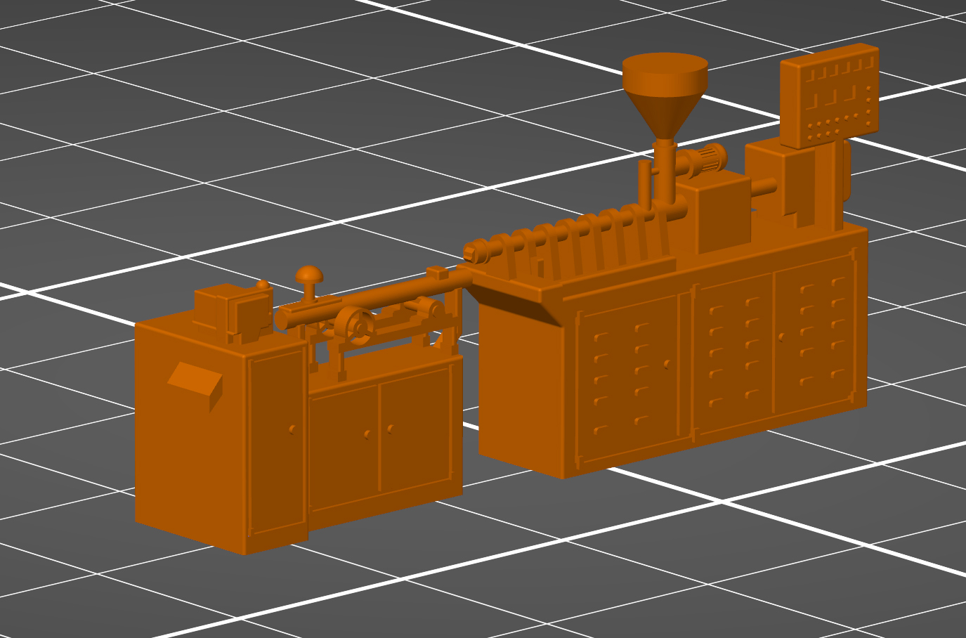 HO Scale Extrusion Machine