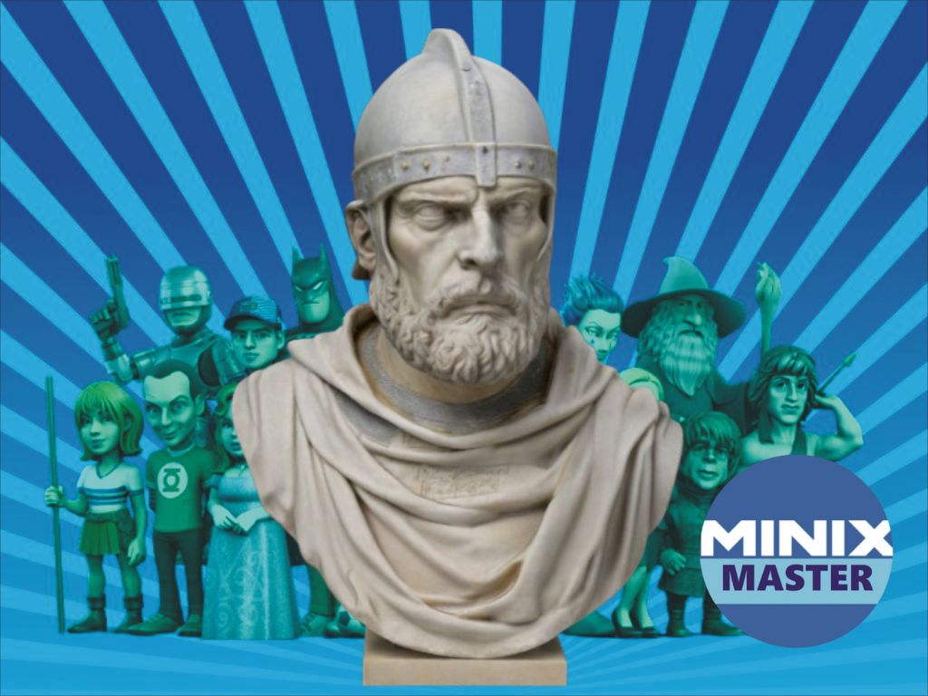 bust of mediavel hero