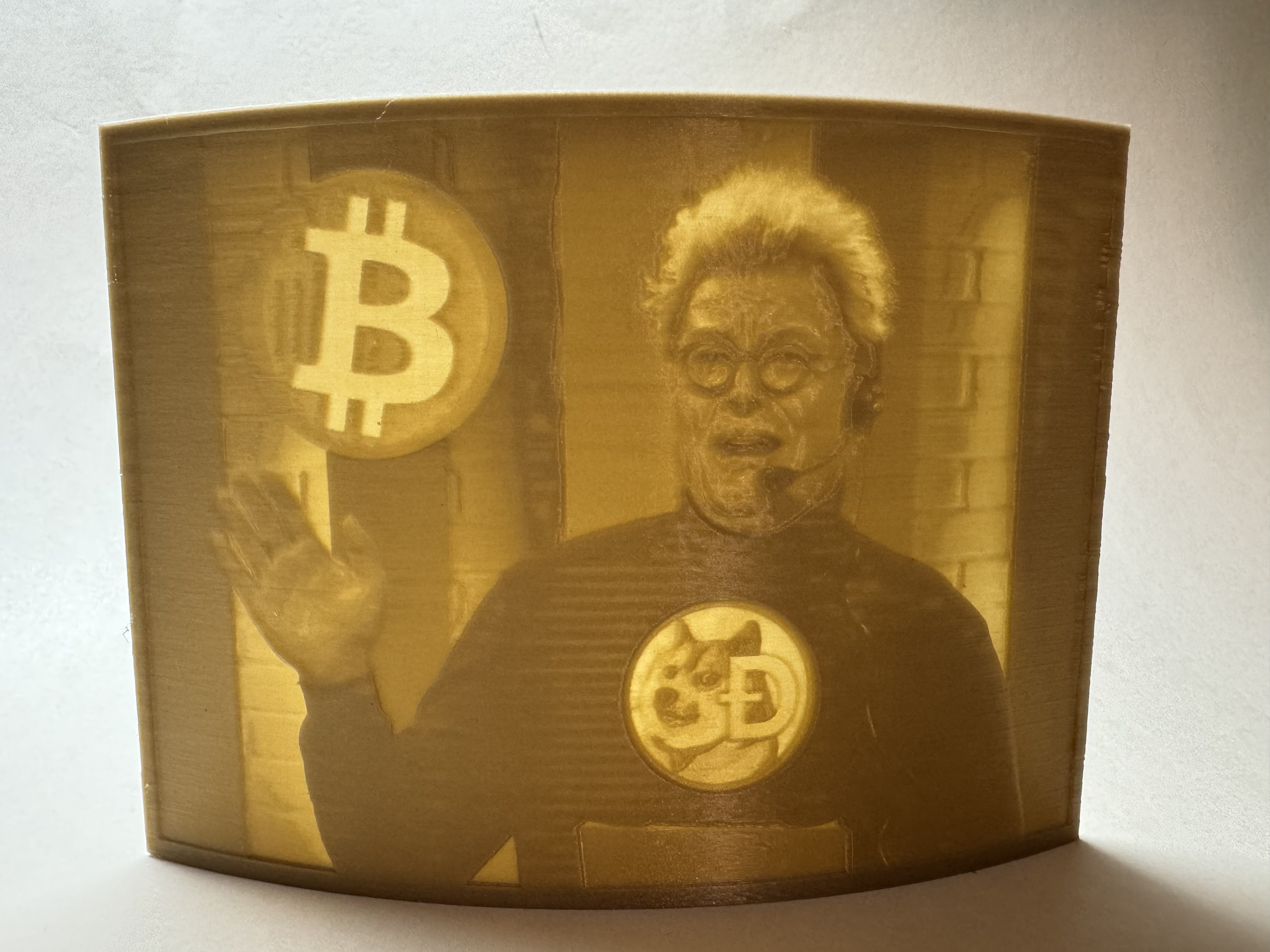 Elon Musk the Doge Father Lithophane