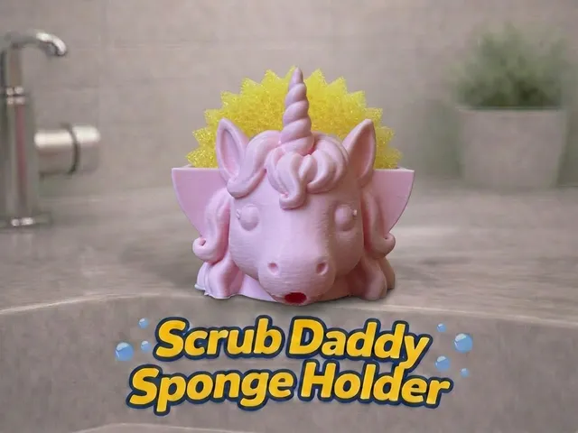 Elara the Unicorn - Scrub Daddy Holder
