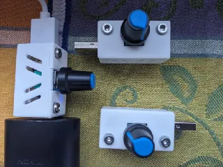 Housing for USB voltage regulator