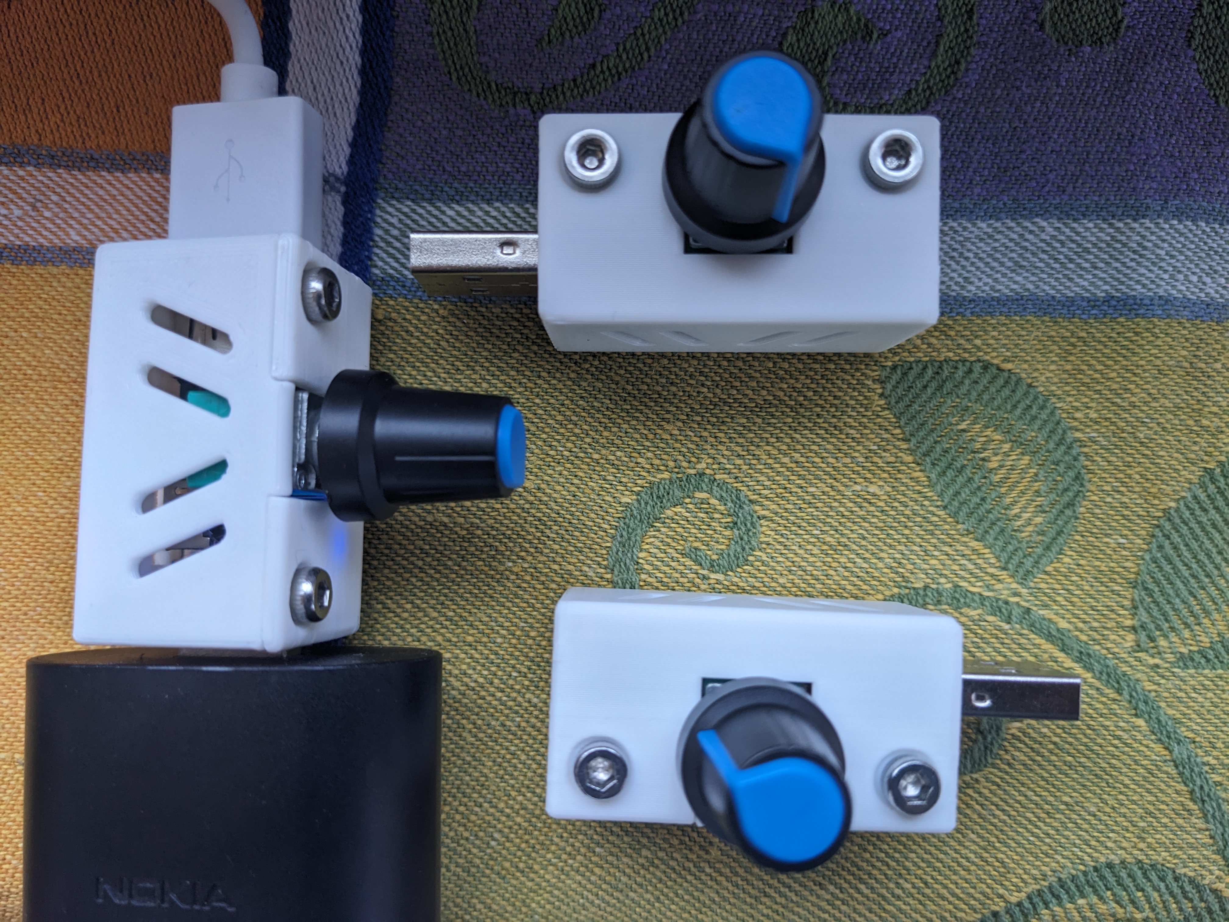 Housing for USB voltage regulator