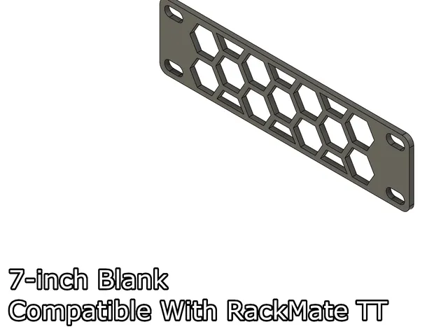7-inch rack mount blanks
