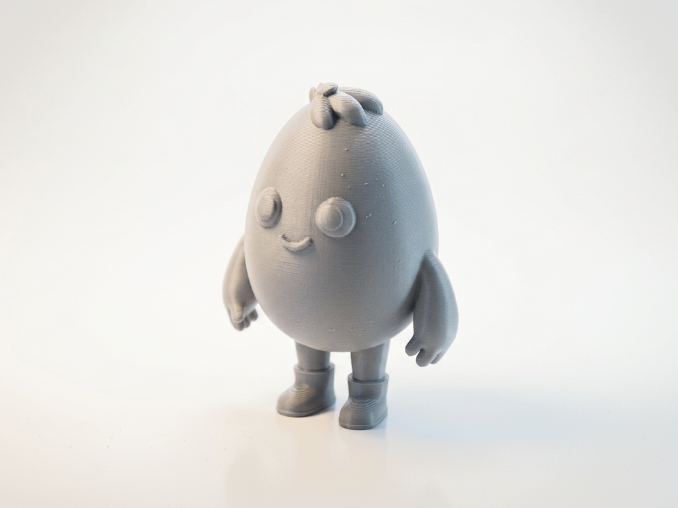 Egg Man Character Fantasy Figurine 3D Printable