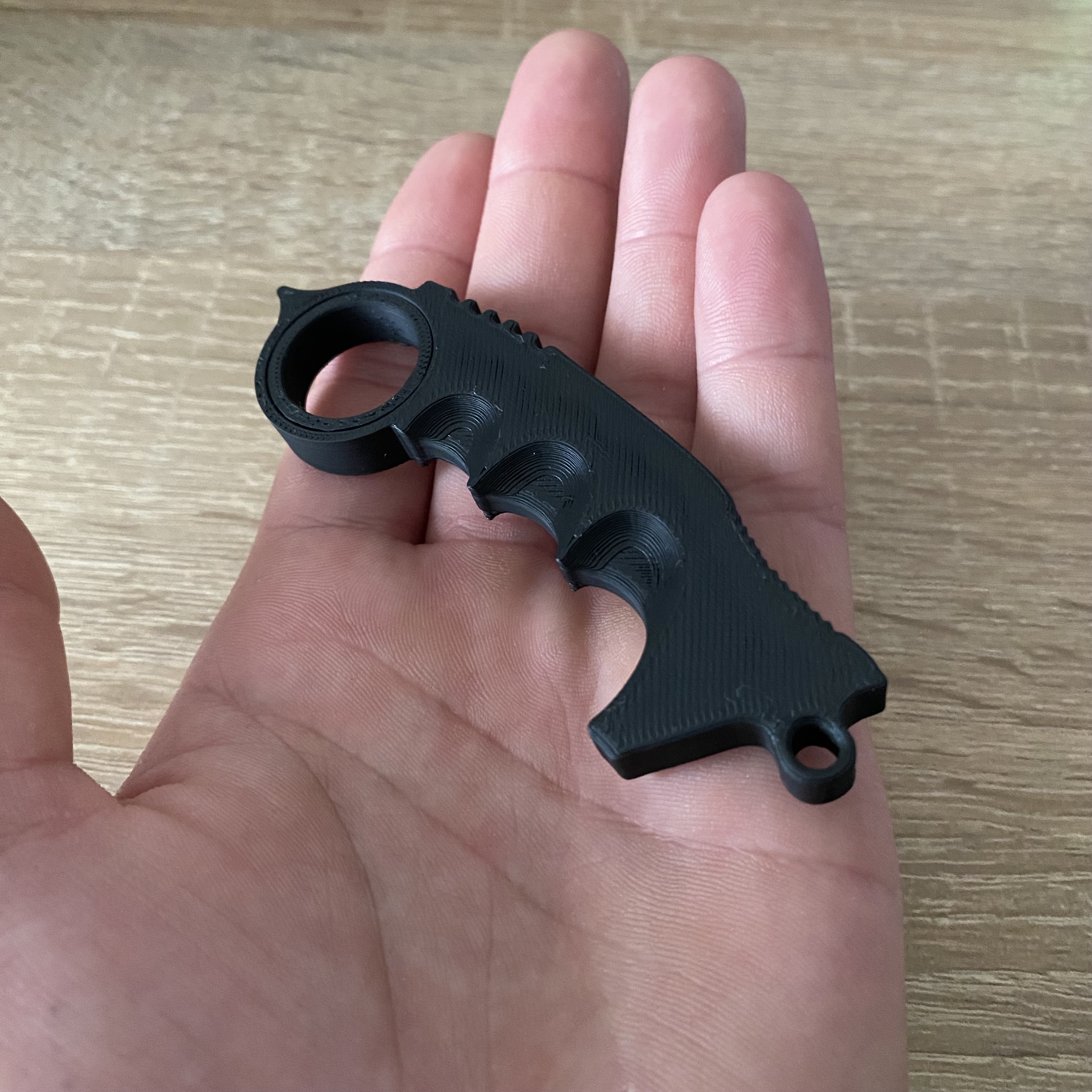 Miniatura 3 do modelo 3D Fidget Karambit Keychain