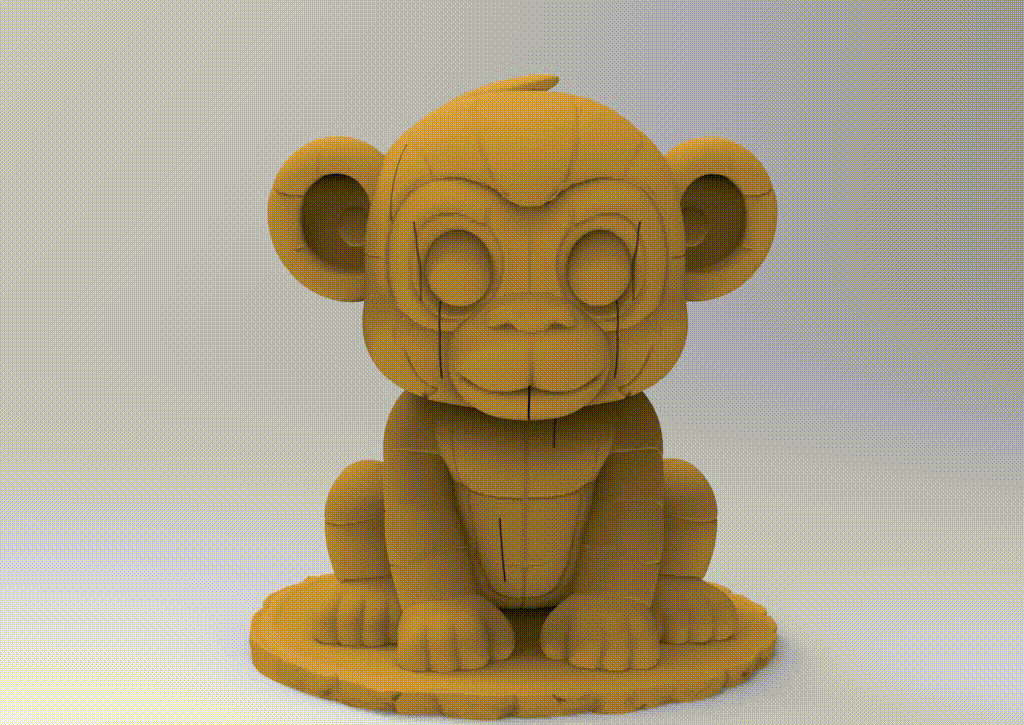 3D Singe puzzle