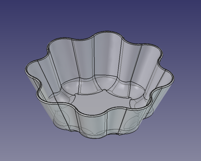 Decorative Bowl for Nuts or Sweets - no supports — miniatura 3