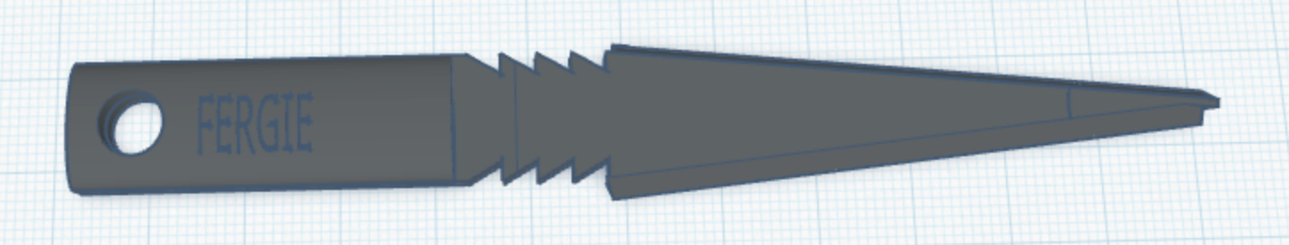 Letter Opener Keychain