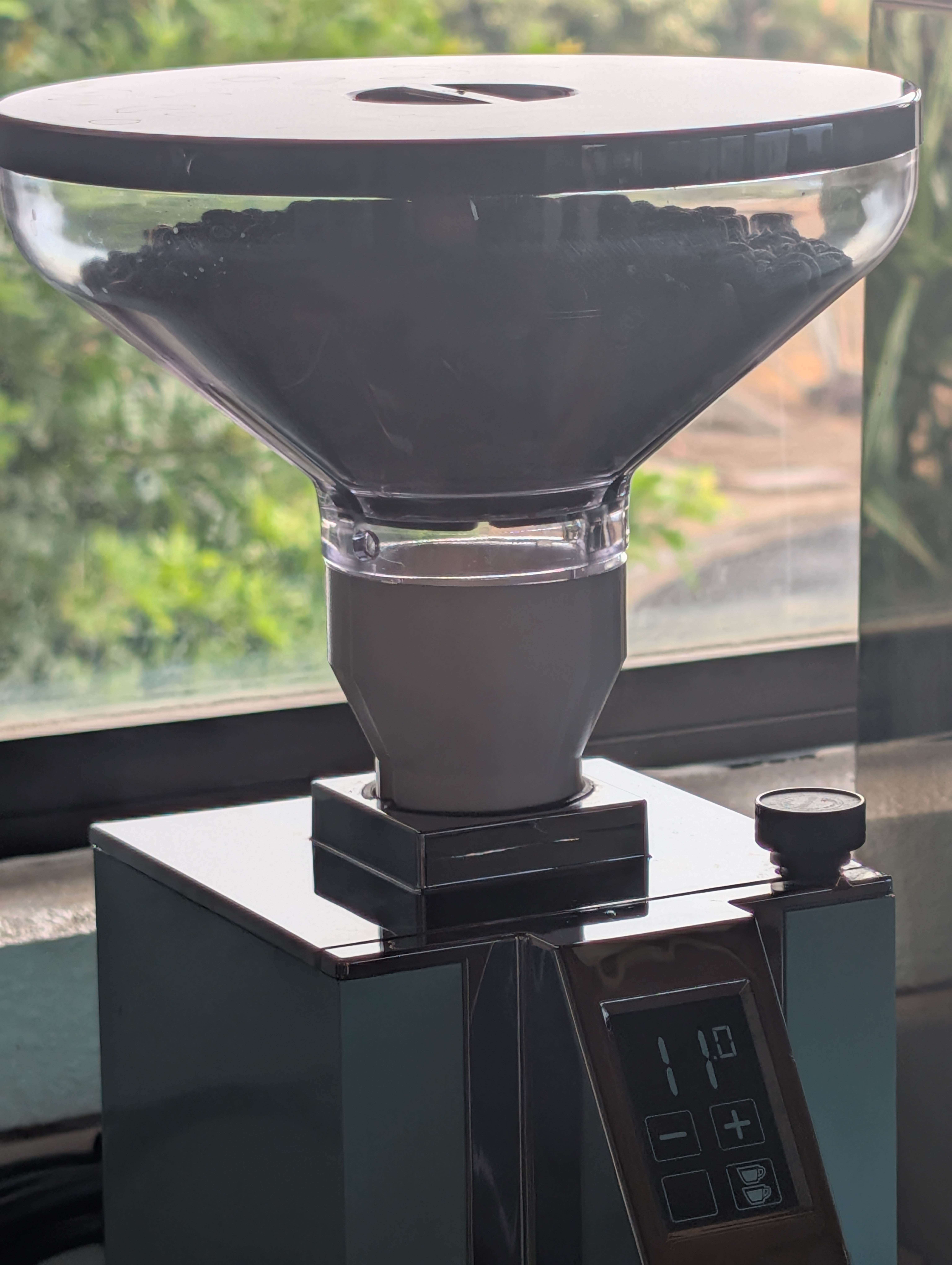 Eureka grinder hopper adapter, Atom to Mignon grinders