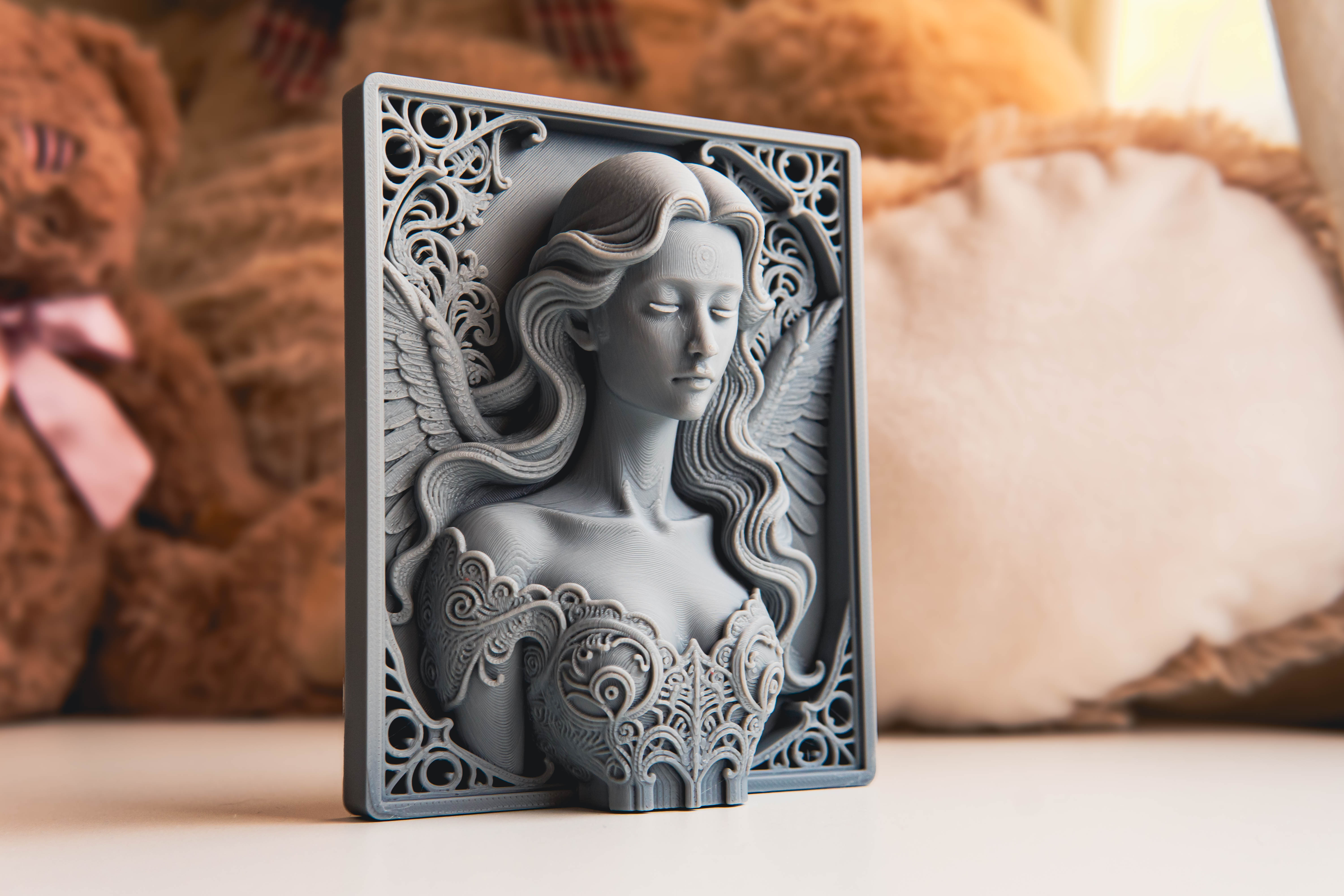 Celestial Guardian Relief Plaque