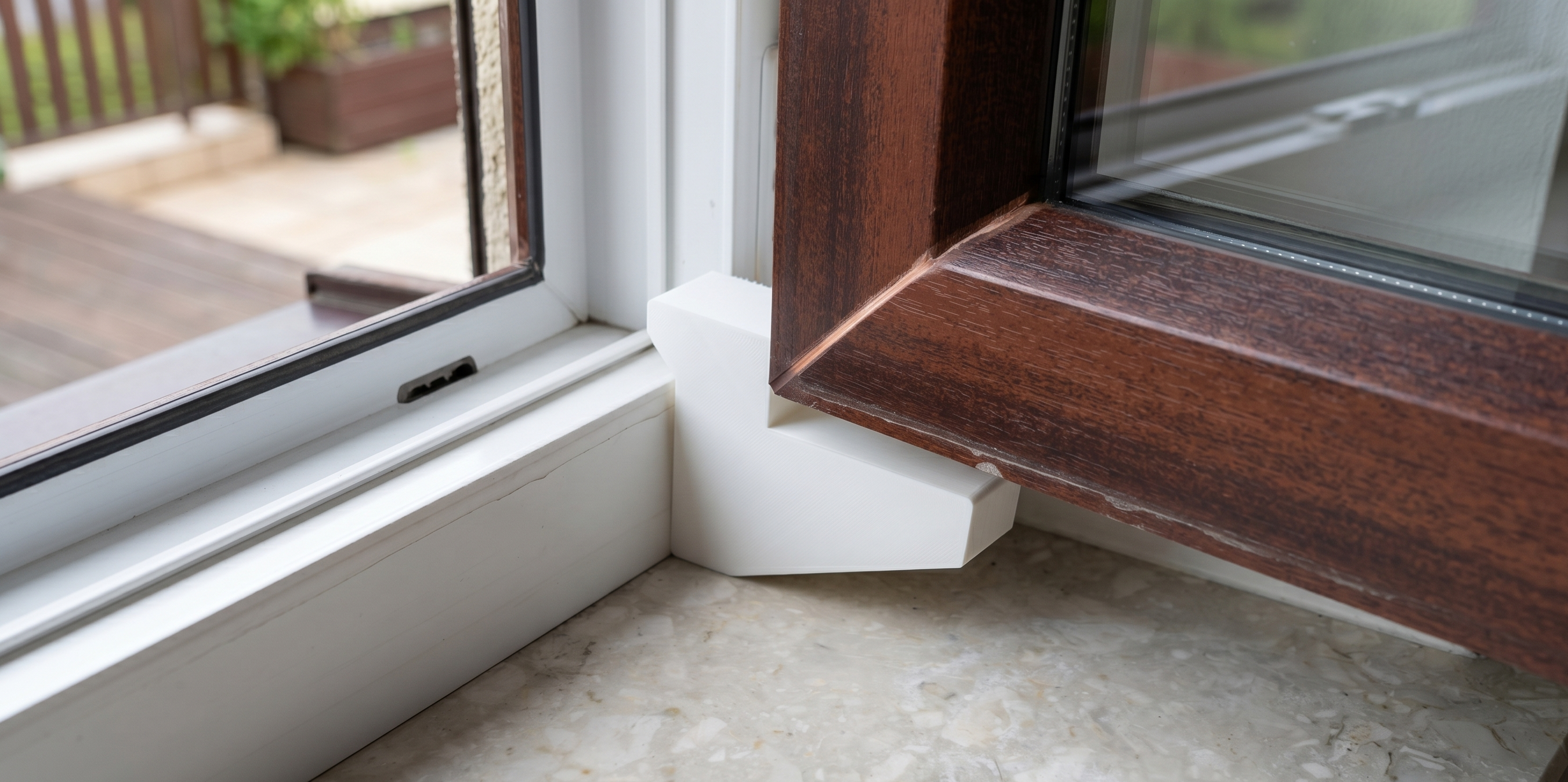 Anti-Slam Window Stopper Wedge 3D model