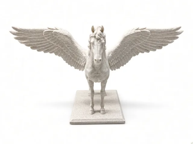 Stylized Classical Pegasus Statue