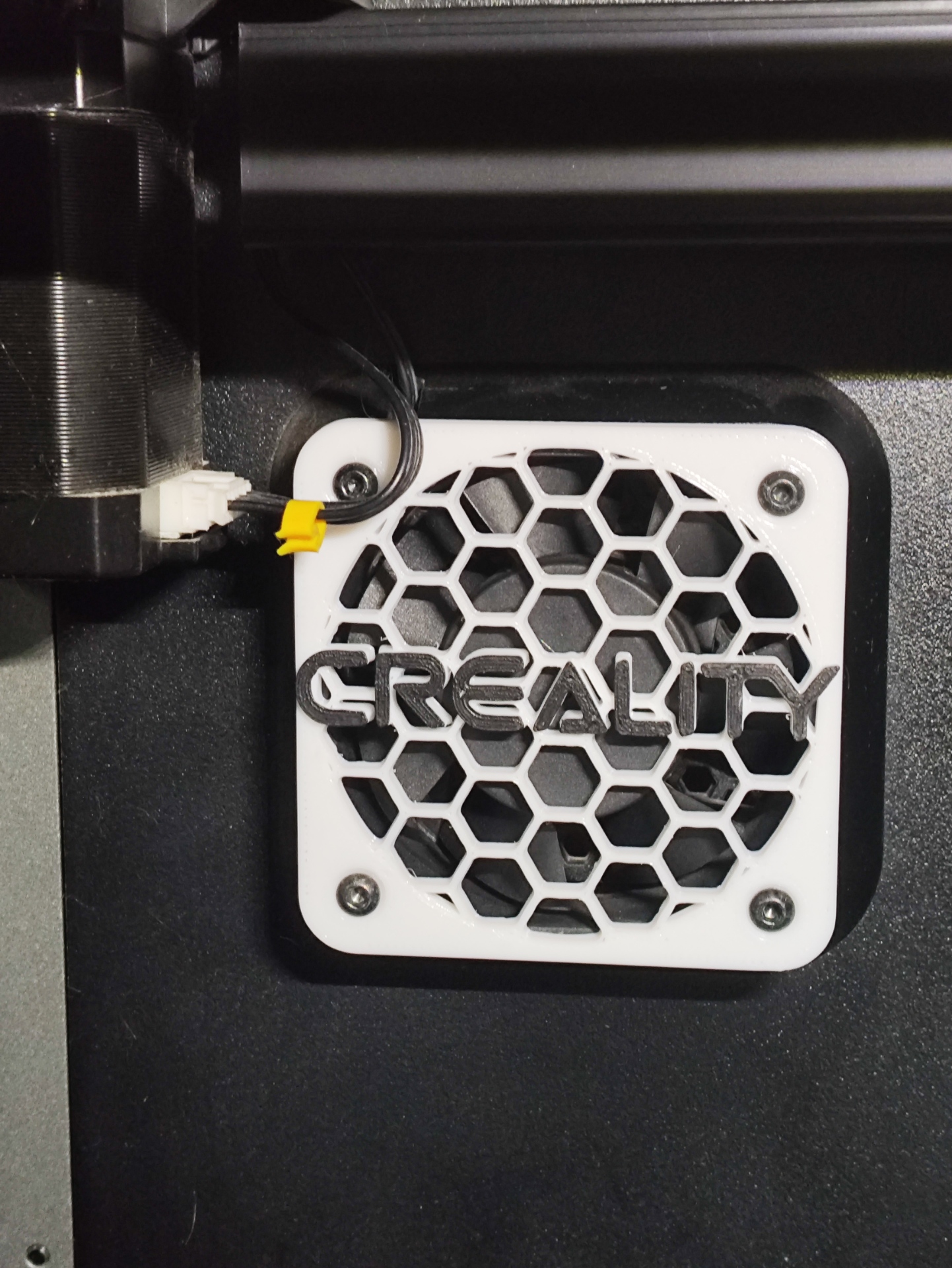 Creality K1 evacuation fan cover 3D model