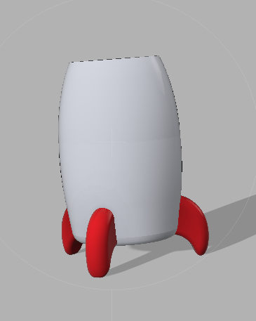 Rocket Ship Pot Plant