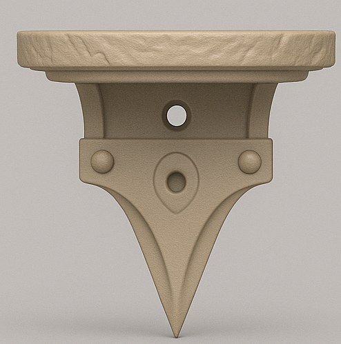 Decorative Medieval Style Shelf