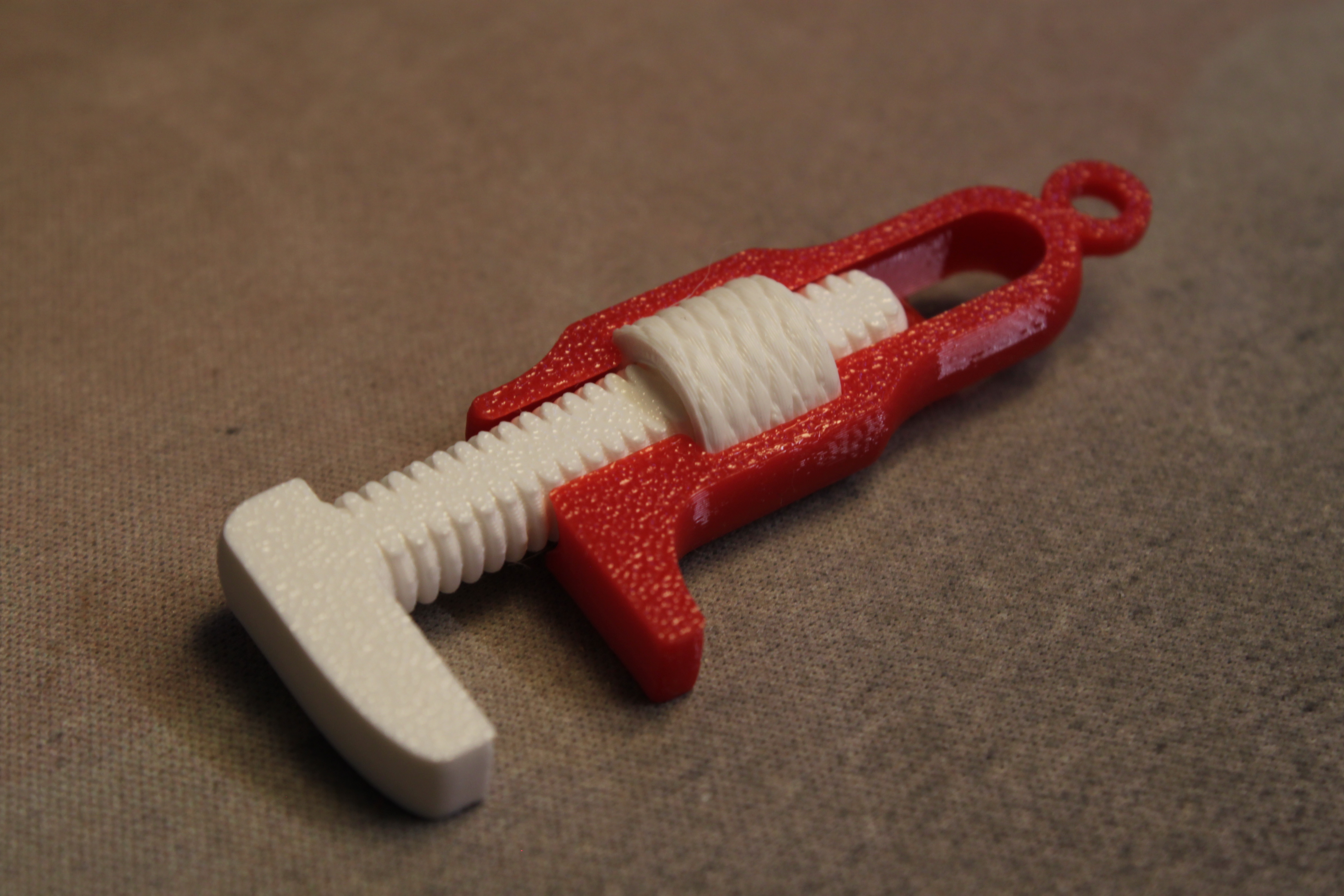 Miniatura 3 do modelo 3D Mini Adjustable Keychain Wrench