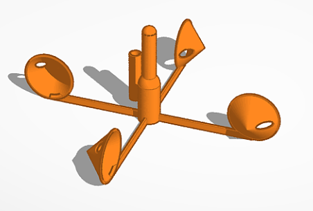 Stackable ano Whistling Wind Chime No supports
