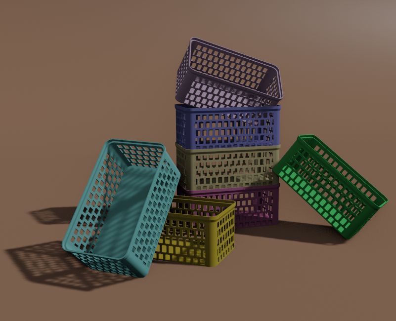 Miniatura 4 do modelo 3D Rectangular box