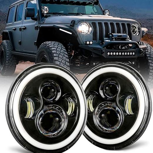 Jeep Wrangler JK, LED headlight gasket
