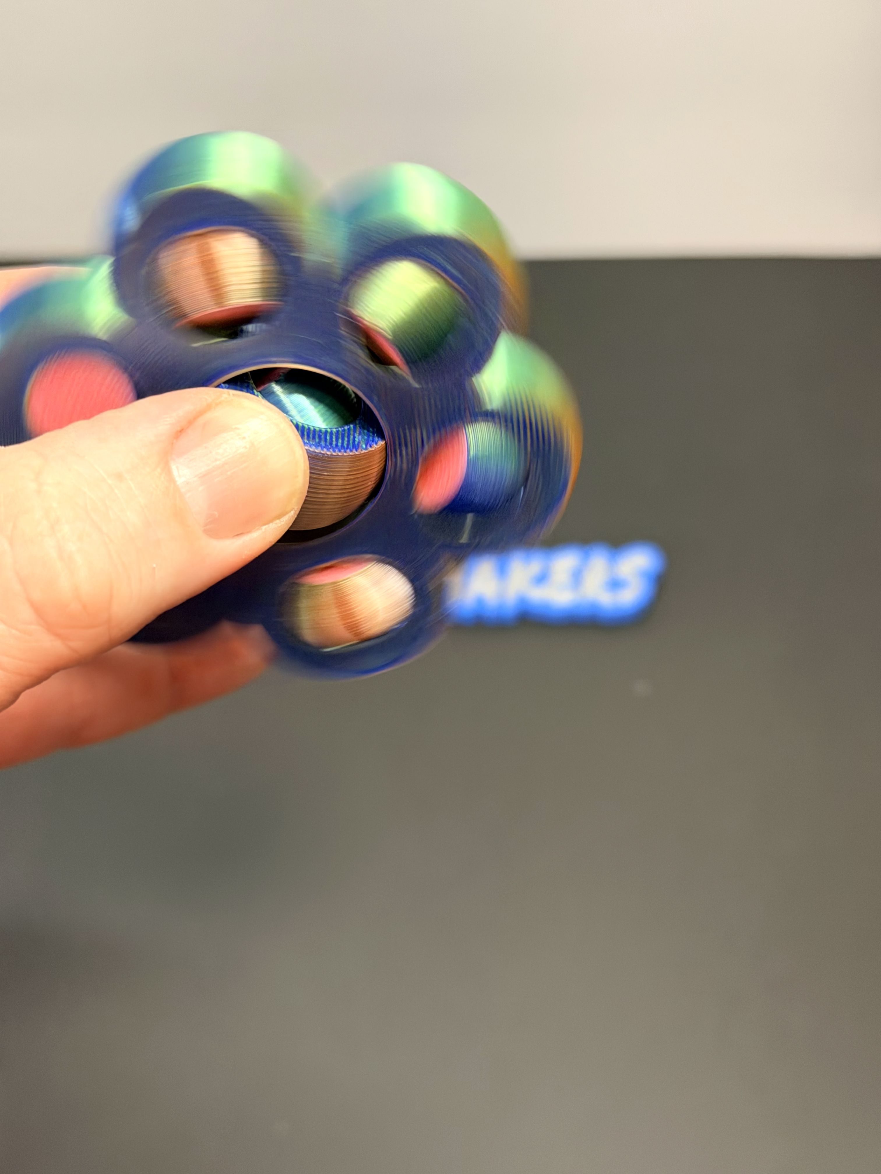 R7 Gyro Flower | Rolling Petal Edition | Spring Fidget Toy | R7Makers 3D model