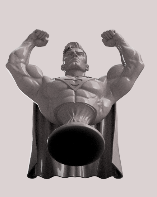 Superhero Bust – Power Pose — miniatura 4