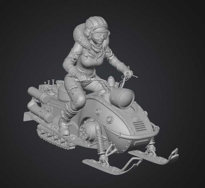Snowbound Steam Rider