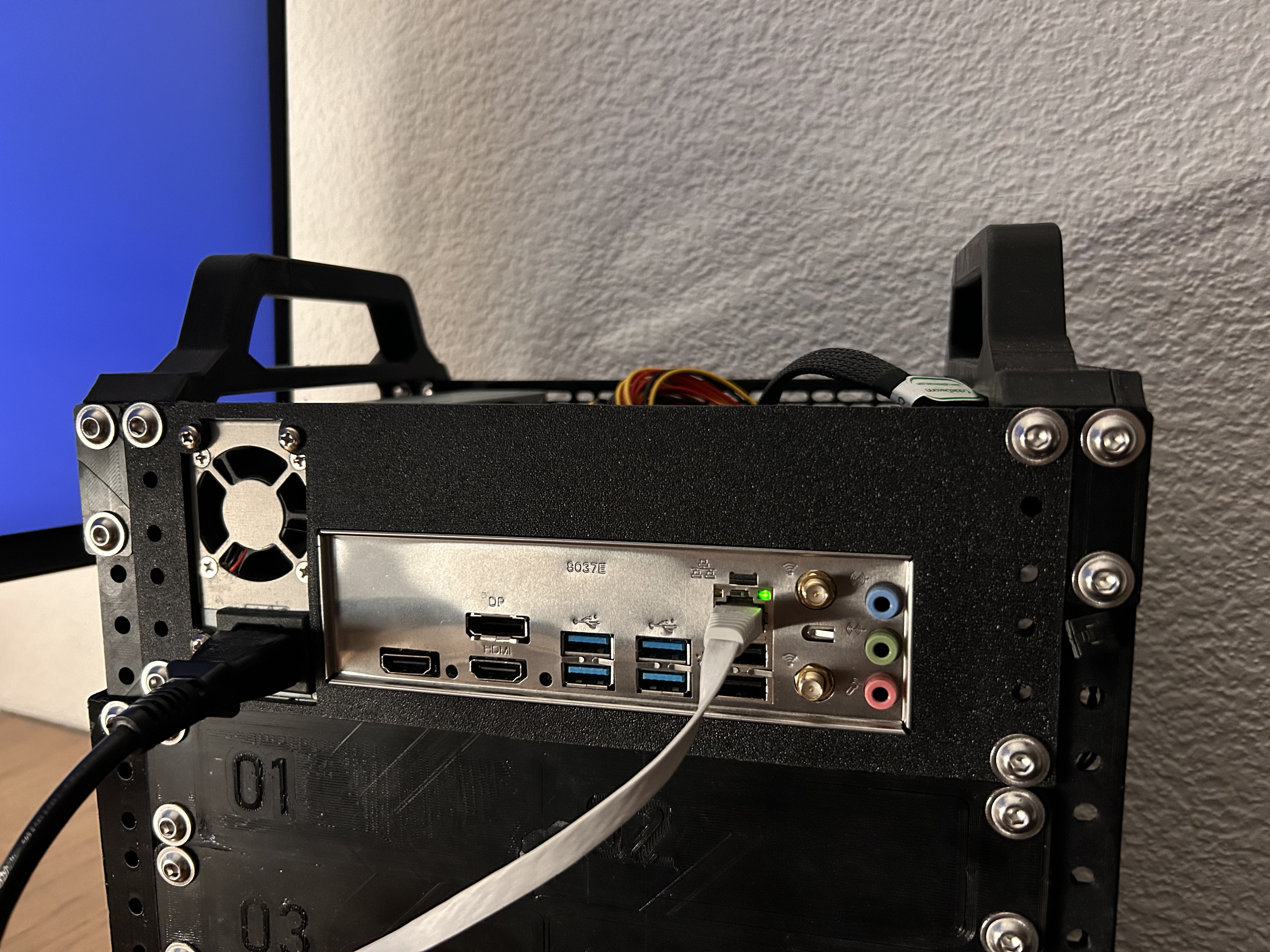 10 inch 2U rack mount for mITX + FlexATX PSU