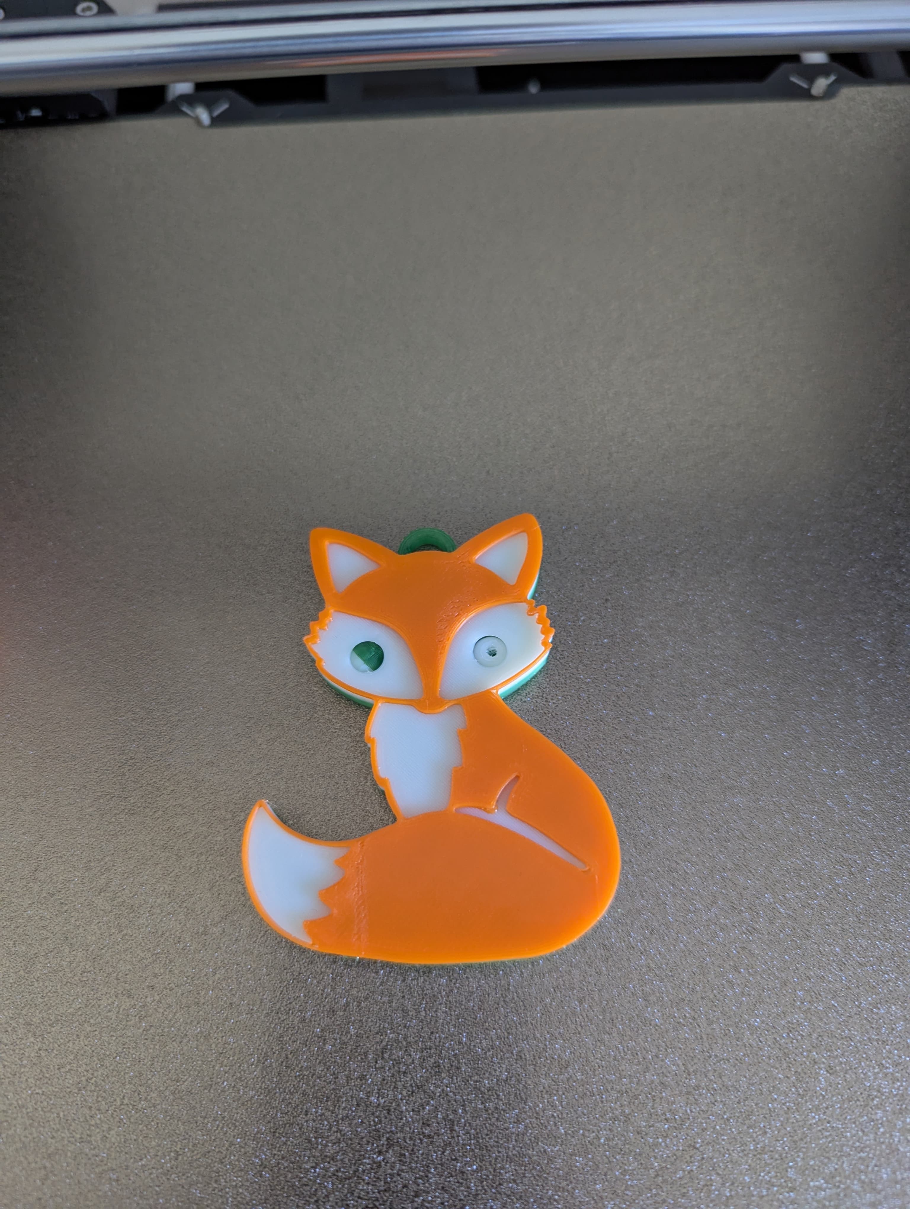 Miniatura 5 do modelo 3D Fox keychain