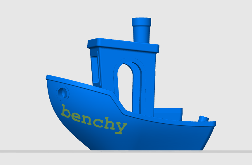 benchy whit name 3D model