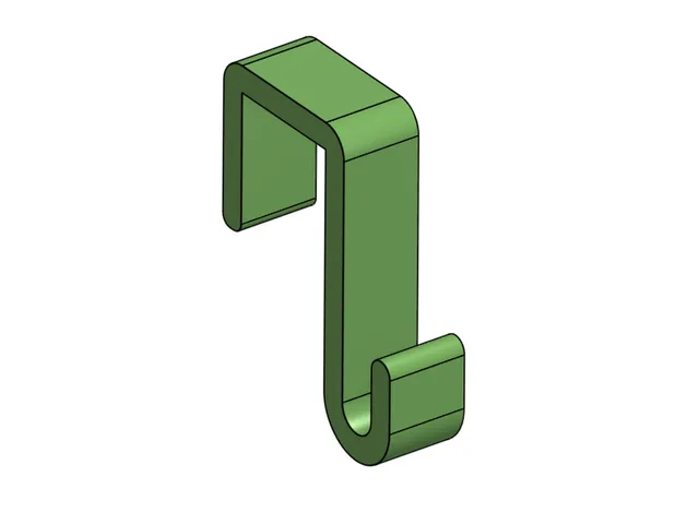 Hook for Thick Glass Shower Wall