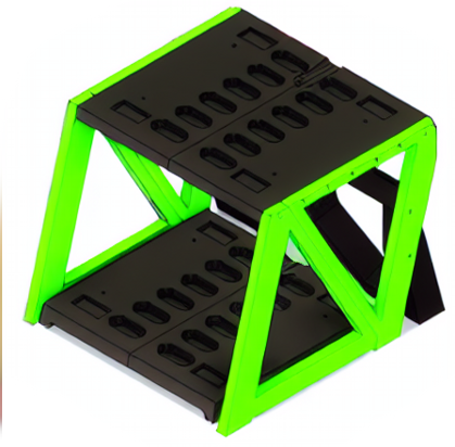 Dual CFS Stand w/ Bottom Drawer Slides