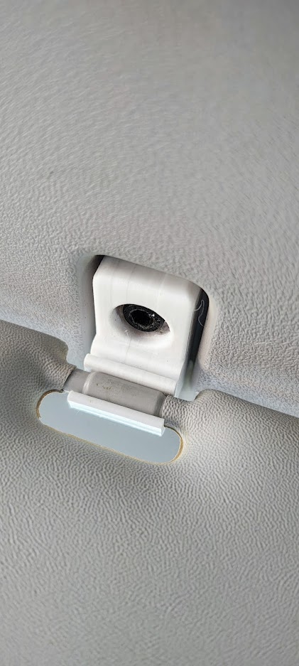 Sun visor holder - Fiat Doblo etc 3D model