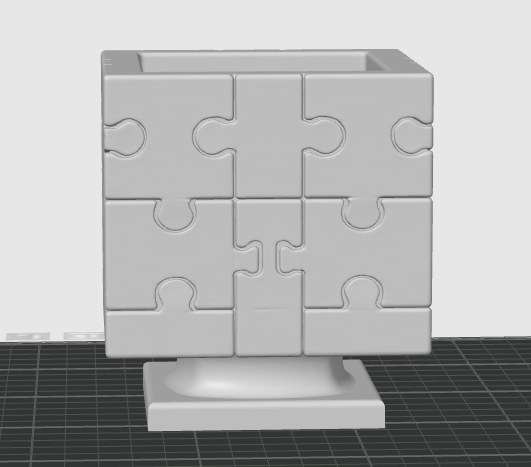 Miniatura 7 do modelo 3D Puzzle Cube Planter