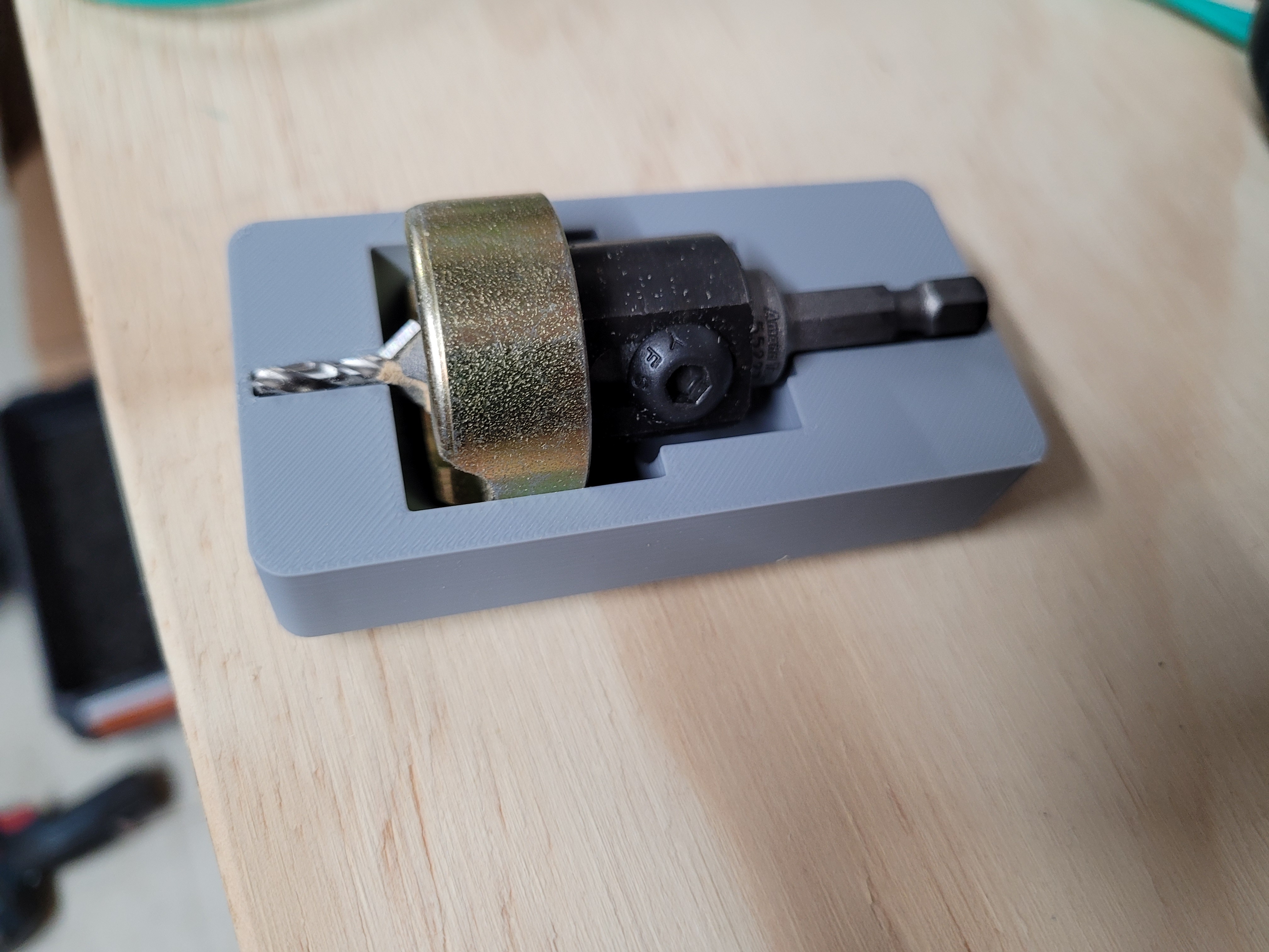 Amana Countersink Bit Gridfinity - No Lip 3D model