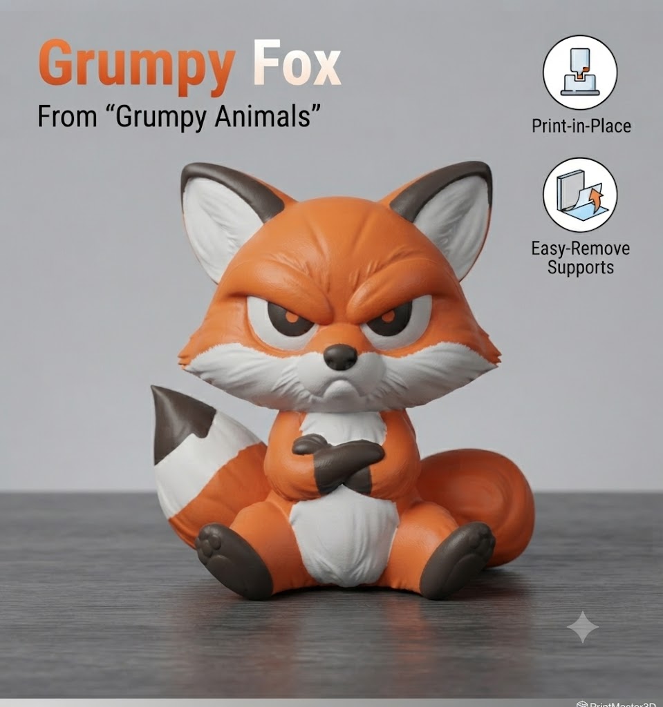 Grumpy Fox From “Grumpy Animals”