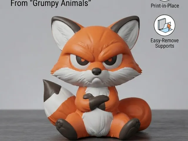Grumpy Fox From “Grumpy Animals”