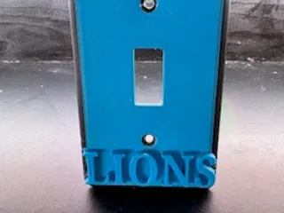 Lions Light Switch Cover