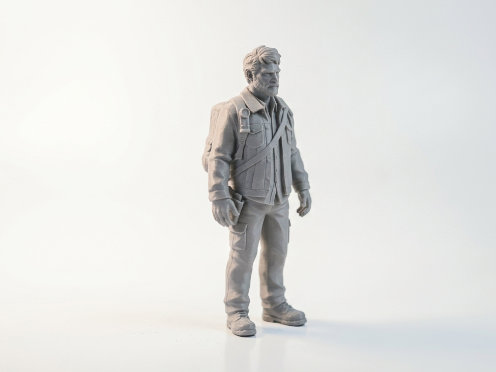TLOA Joel Figurine Gaming Character 3D Printable