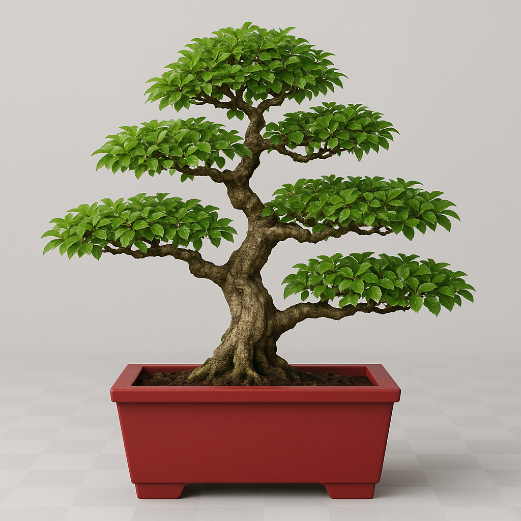 Square bonsai pot