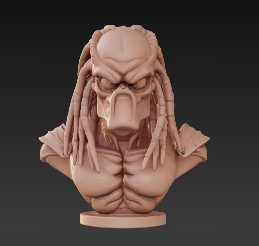 Predator Statue (Carved style)