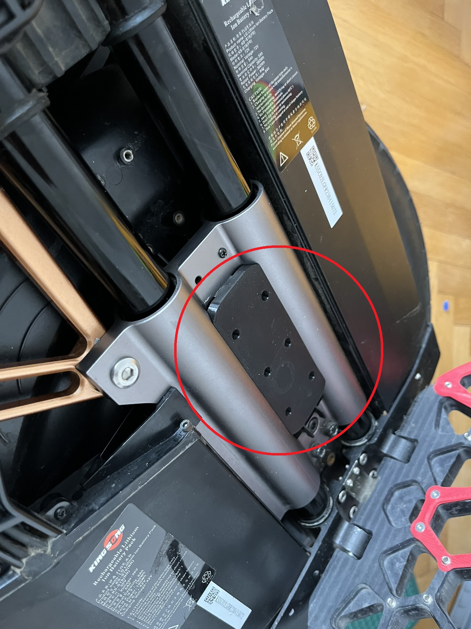 KingSong S18 Inner Fender Stabilizer & Connector Cover