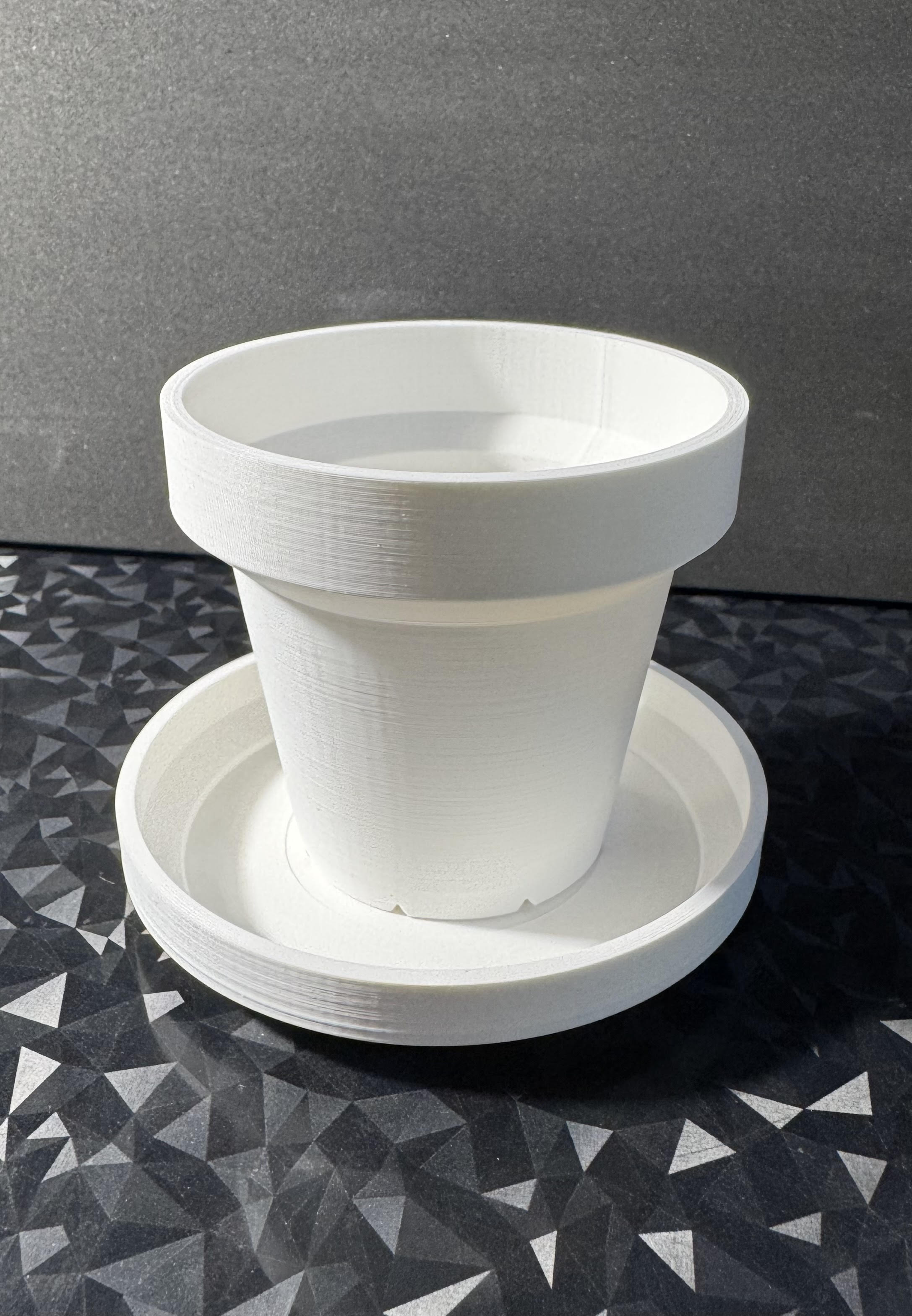 Flower Pot and Saucer